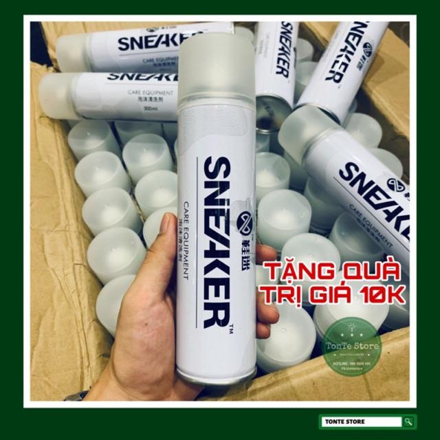 Bình xịt vệ sinh giày siêu tốc 300ml loại cao cấp (có video hướng dẫn) + Tặng quà BOTVESINH