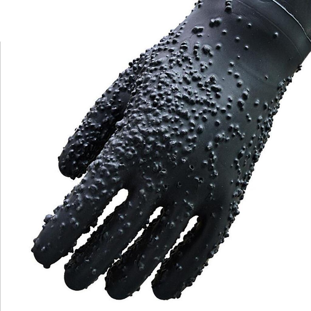 2Pcs Heavy Duty Sandblasting Work Gloves Left for Sand Sand Blasting Cabinet
