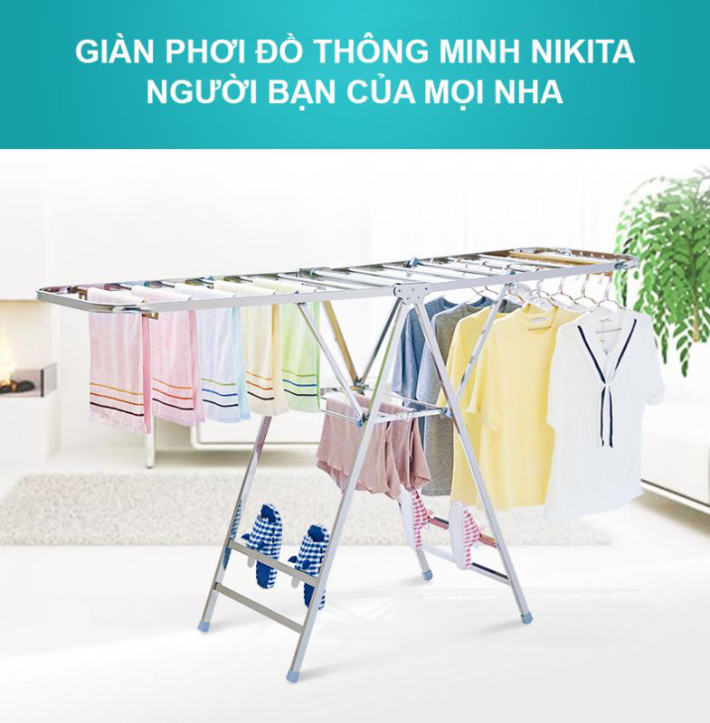 Giàn phơi để sàn Inox - Nhiều mẫu mã lựa chọn - Hàng chính hãng NIKITA