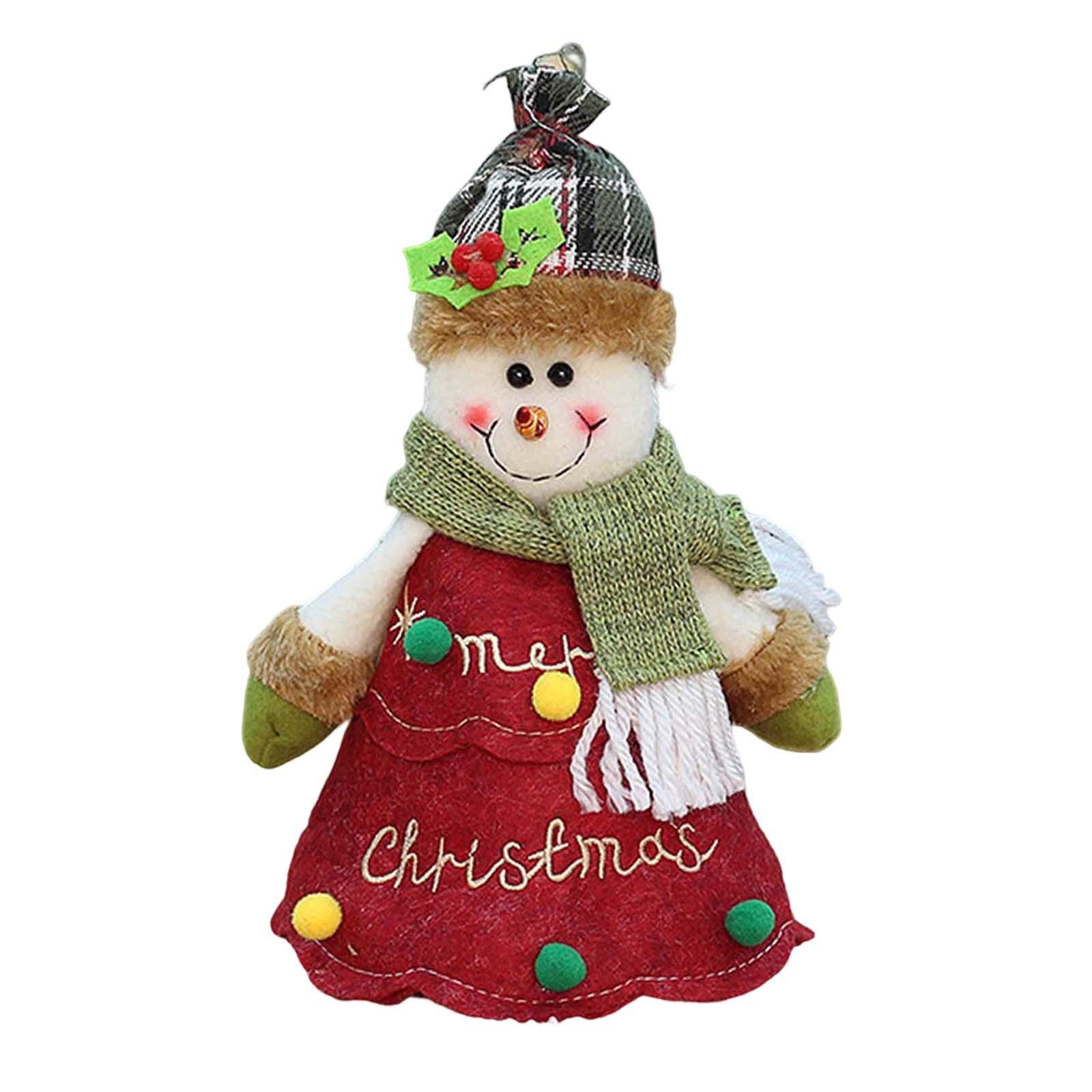 Cute Fabric Gift Bags Accessory Christmas Tree Decorations for Table Tree