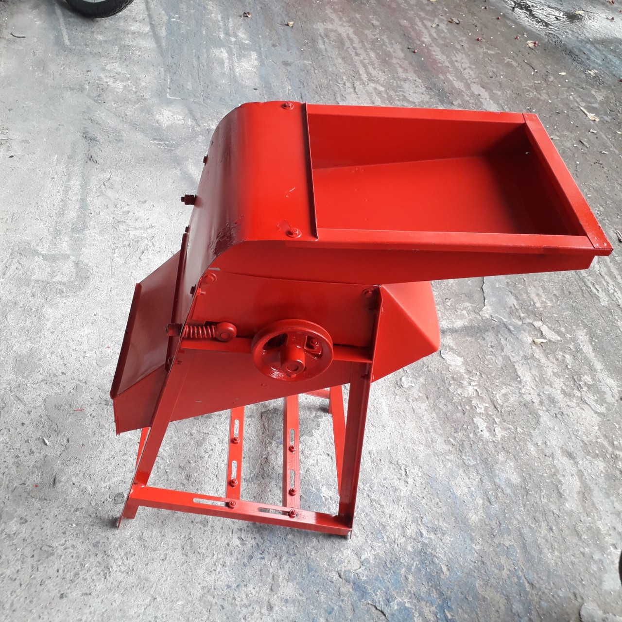 Khung máy tẽ ngô tẽ, tẽ bắp chưa có motor mẫu mới