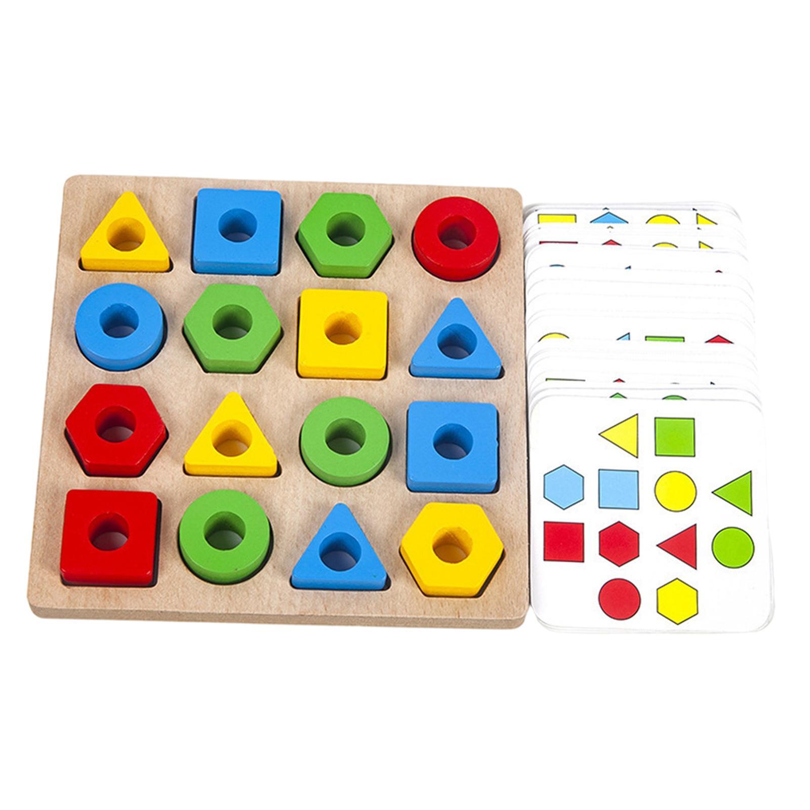 Educational Toys Shape Recognition Puzzle Toys Children Toddlers Girls