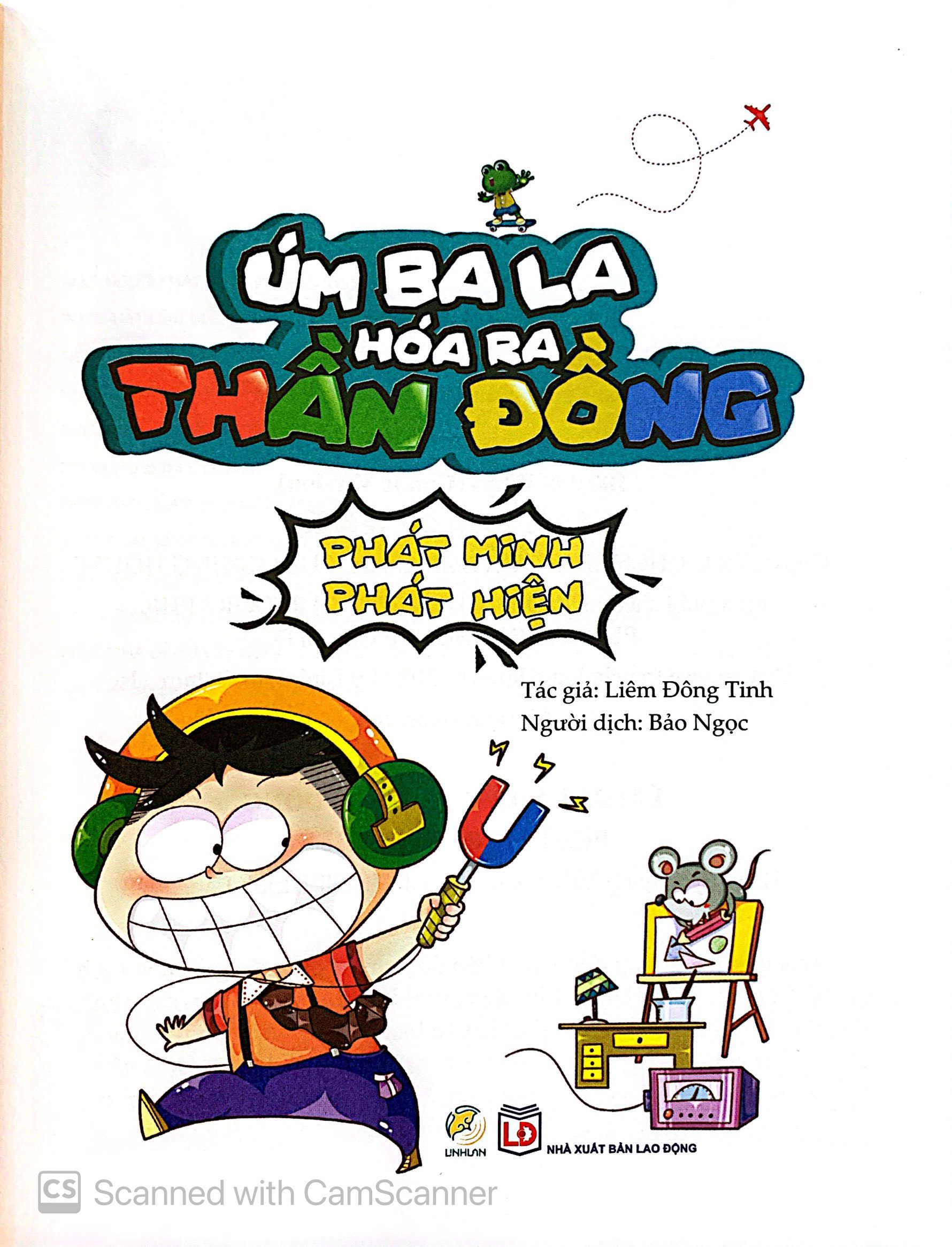 Benito - Sách thiếu nhi - Úm ba la, hóa ra thần đồng - Phát minh phát hiện - Linh Lan Books