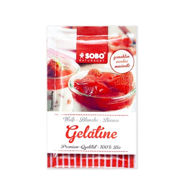 Gelatine hữu cơ dạng lá và dạng bột làm thạch - Sobo