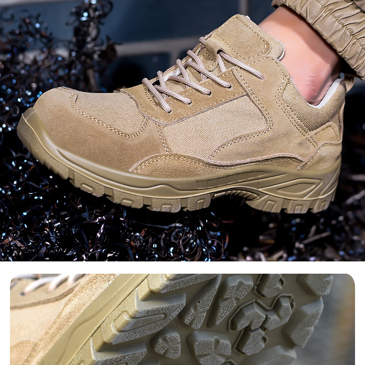 Giày Nam Sneaker Thể Thao -Giày Bảo Hộ Lao Động Đế Sắt Mũi thép BH9 giày tập -đi công trường- công trình-leo núi