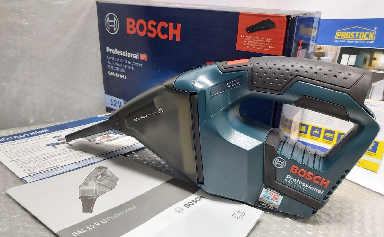 Máy Hút Bụi Dùng Pin 12V 45Bar Bosch Gas 12 V - Li - Hàng Chính Hãng