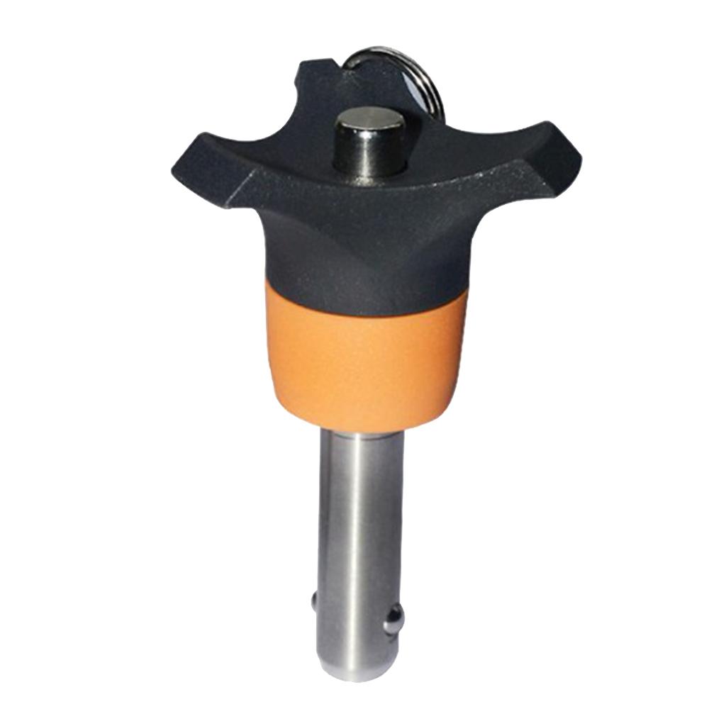 Stainless Steel Quick Release Ball Lock Pin Tighten Plug Pin Dia 8mm Tools
