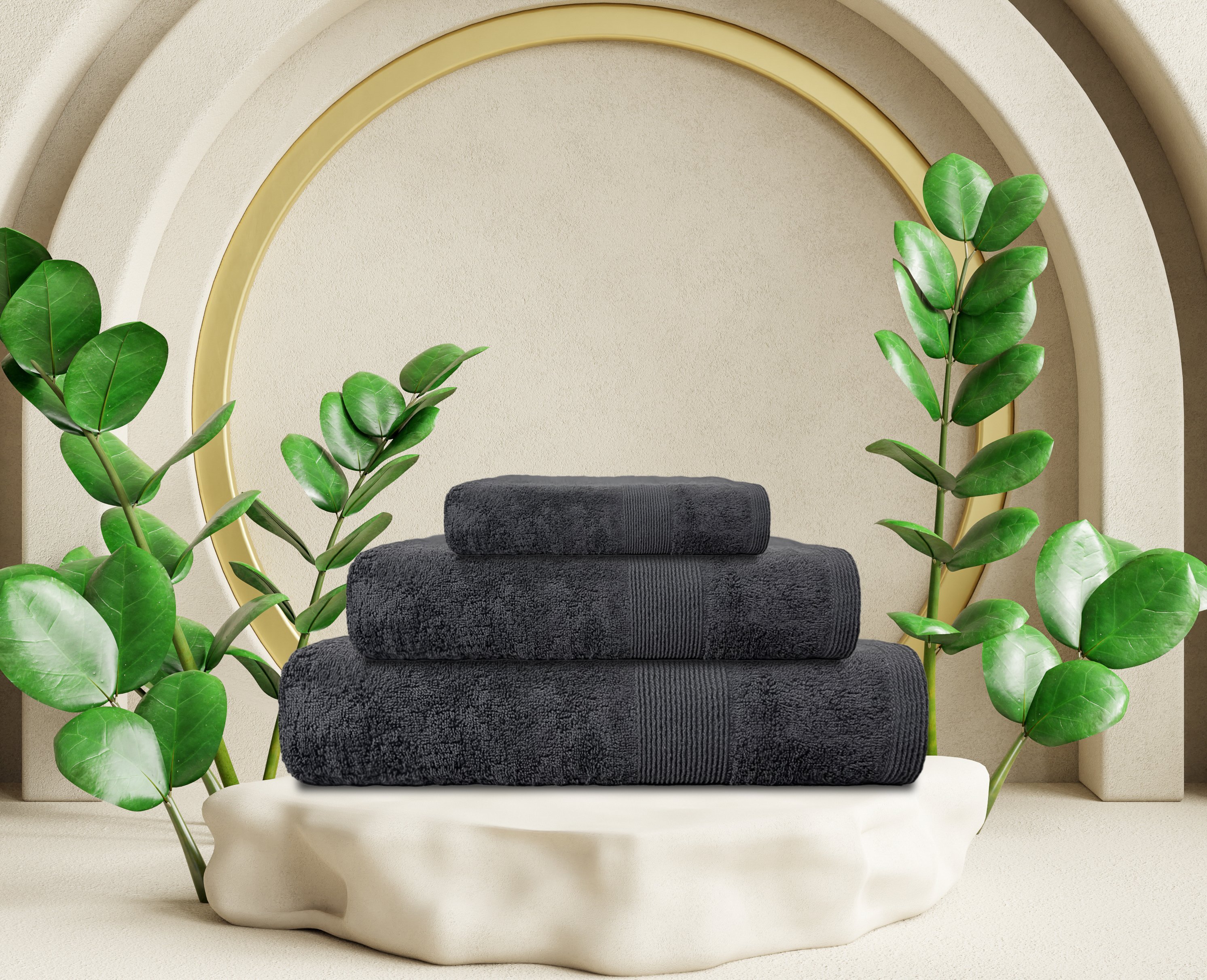 Khăn Mặt 30x50 Tiêu Chuẩn Âu Mỹ 100% Cotton CD40/2 Thấm Hút Bền Màu Premium Cotton Towel