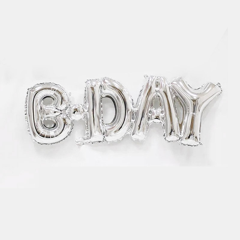 Bong bóng kiếng trang trí sinh nhật Happy B-day Happy Birthday