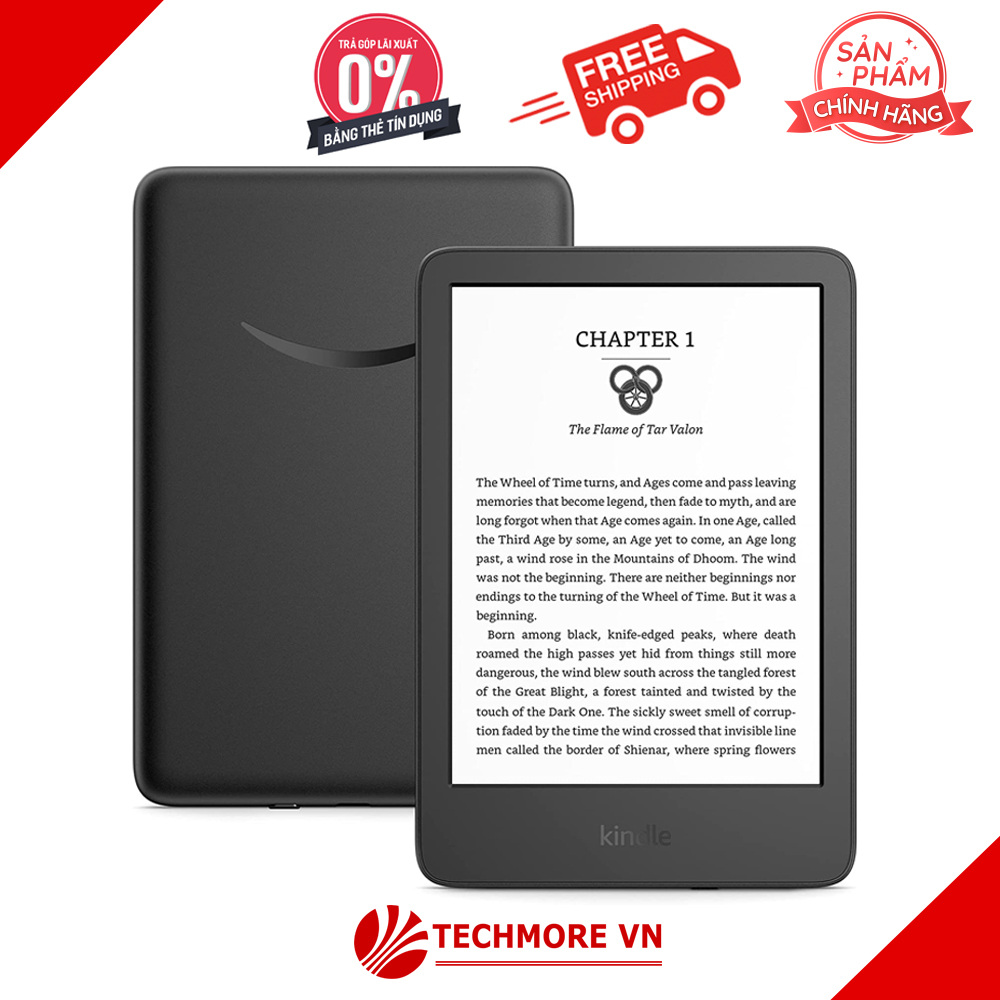 Máy Đọc Sách New Kindle 11Th 2022 16Gb - Hàng Chính Hãng - Đen