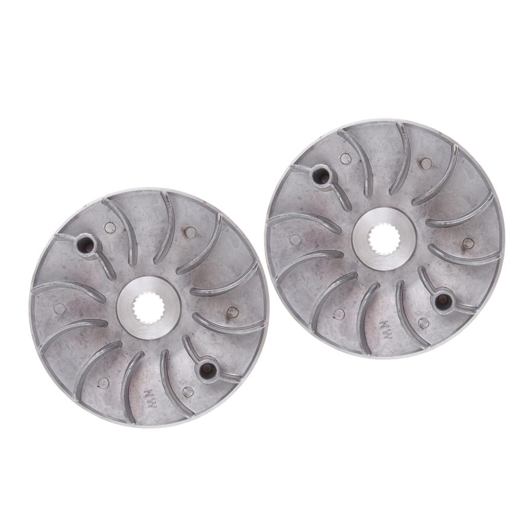 2Pieces Variator Drive Fan for GY6 125cc 150cc Scooter Moped ATV Go Kart