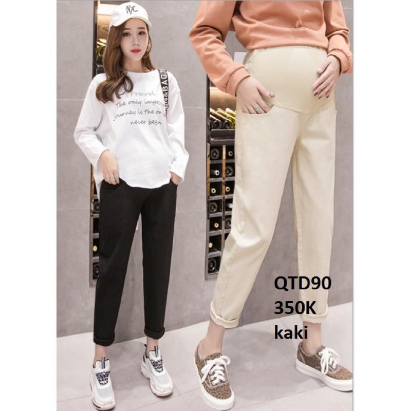 Quần bầu kaki baggy đi làm đi chơi