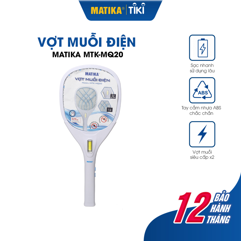 Vợt Muỗi POVENA Màu Xanh PVN-MQ20 - Hàng chính hãng