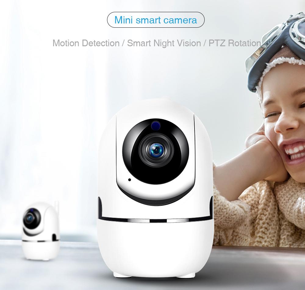 Camera giám sát video thông minh YCC365 PLUS 1080P Camera IP đám mây Mạng theo dõi tự động Camera WiFi không dây Camera quan sát Cảm biến trẻ em Kích thước: 1620P Màu trắng