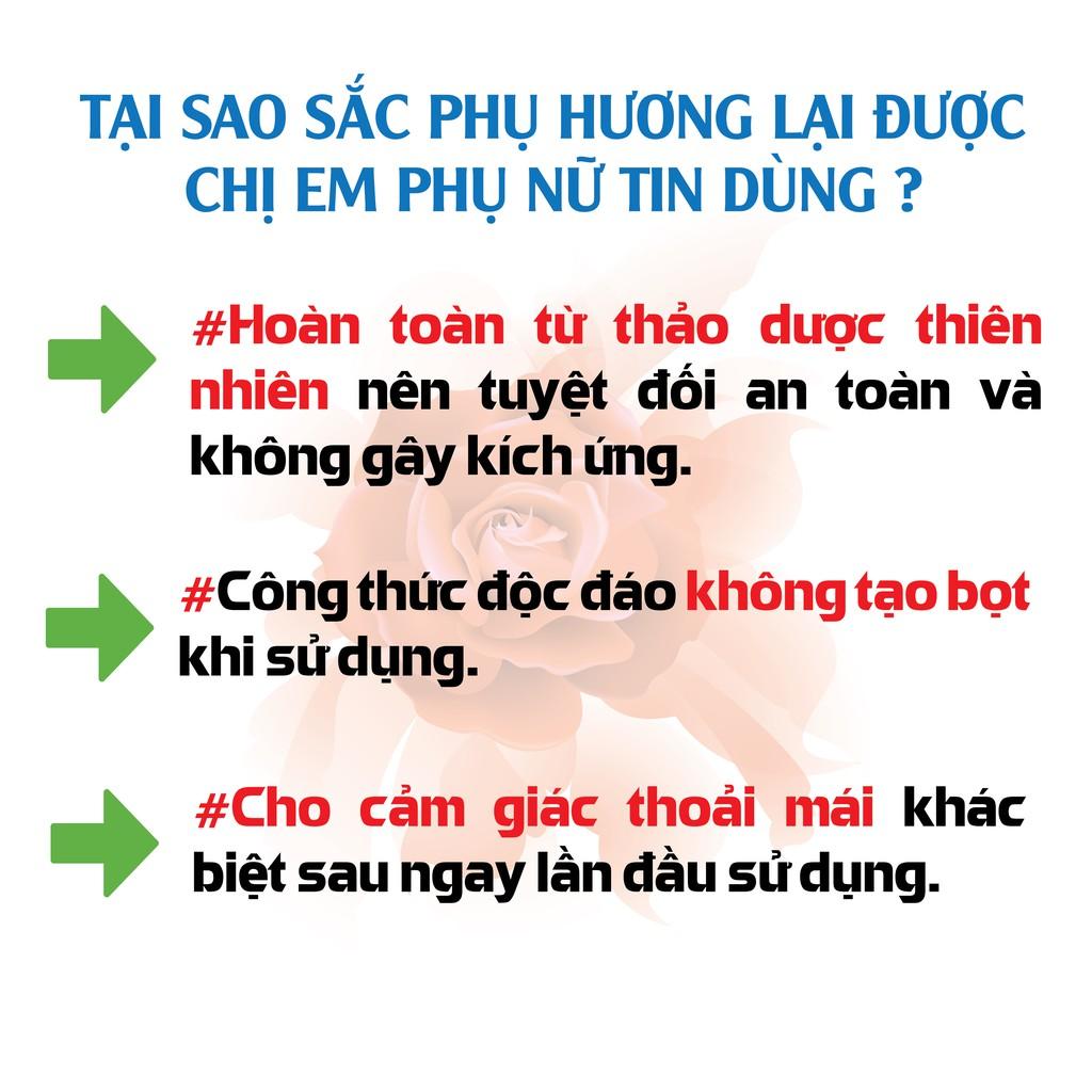 Dung dịch vệ sinh phụ nữ Sắc Phụ Hương giảm ngứa ngăn ngừa nấm và vi khuẩn