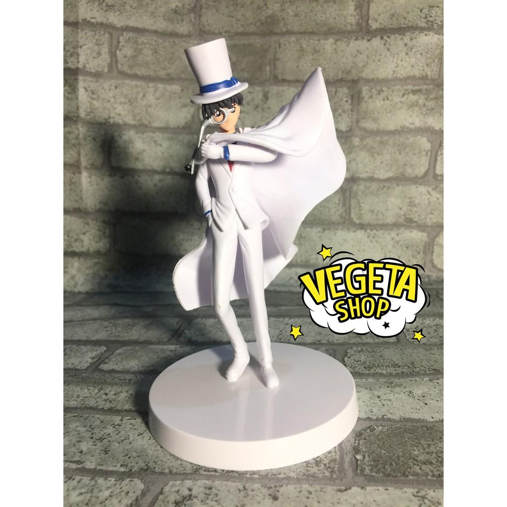 Mô hình Kaito Kid - Mô hình Conan - Magic Kaito - Siêu đạo chích Kid tung áo choàng cầm chim bồ câu - Cao 14,5cm