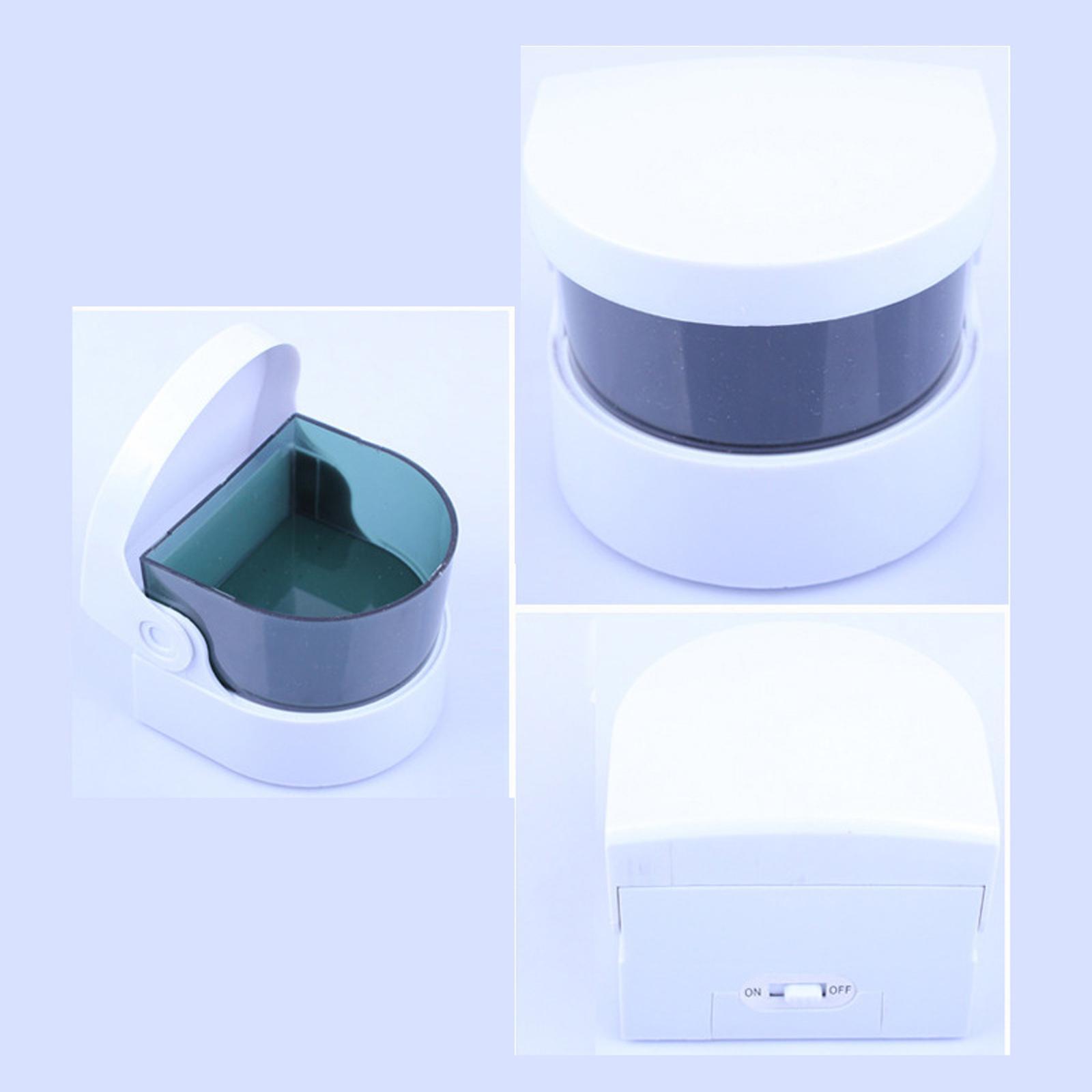 Jewelry Cleaner Battery Operated Jewelry Cleaning Machine for Jewellery Glasses Silver