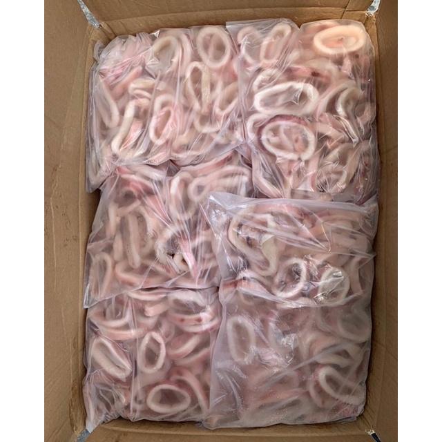 Mực ống cắt khoanh ngon chất lượng 1kg