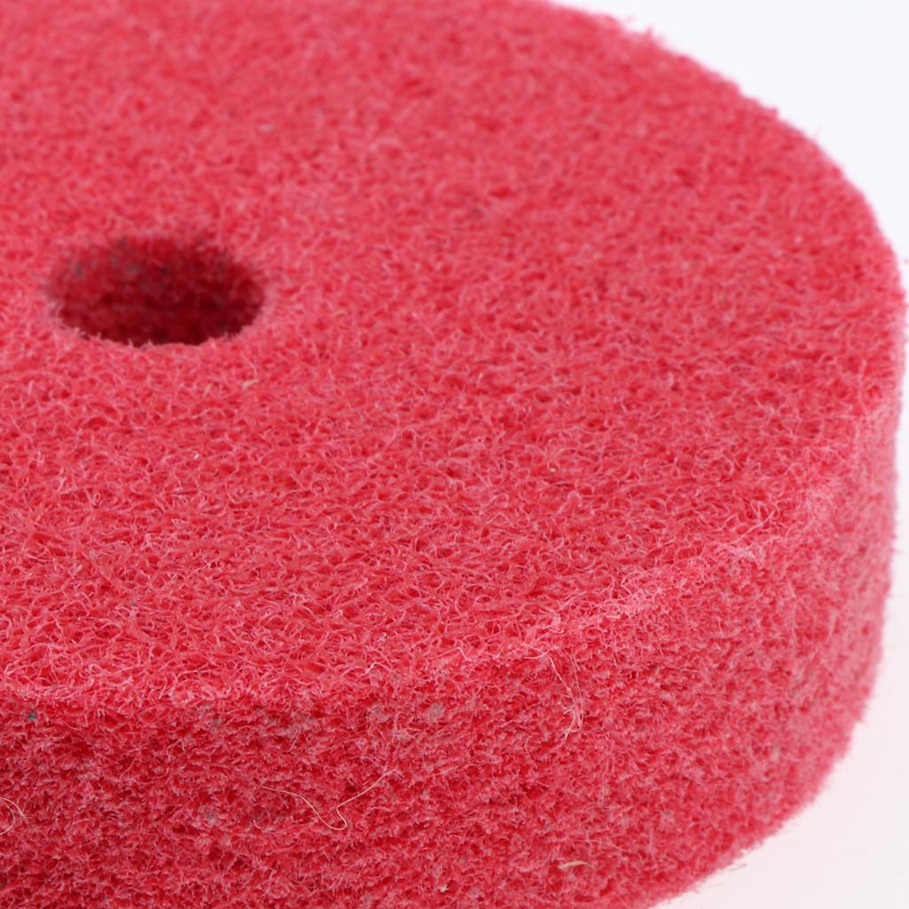 2x3'' Nylon Fiber Polishing Wheel Grinding Wheel for Bench Grinder Red