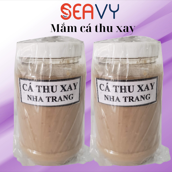 Đặc Sản Nha Trang -Mắm Cá Thu Xay Hương Vị Trọn Vẹn Từ Đại Dương, Đỉnh Cao Ẩm Thực Seavy Hộp 500g