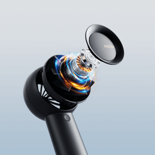 Quạt mini tích điện cầm tay Jisulife Handheld Fan Life5 Plus 6000mAh - Hàng chính hãng