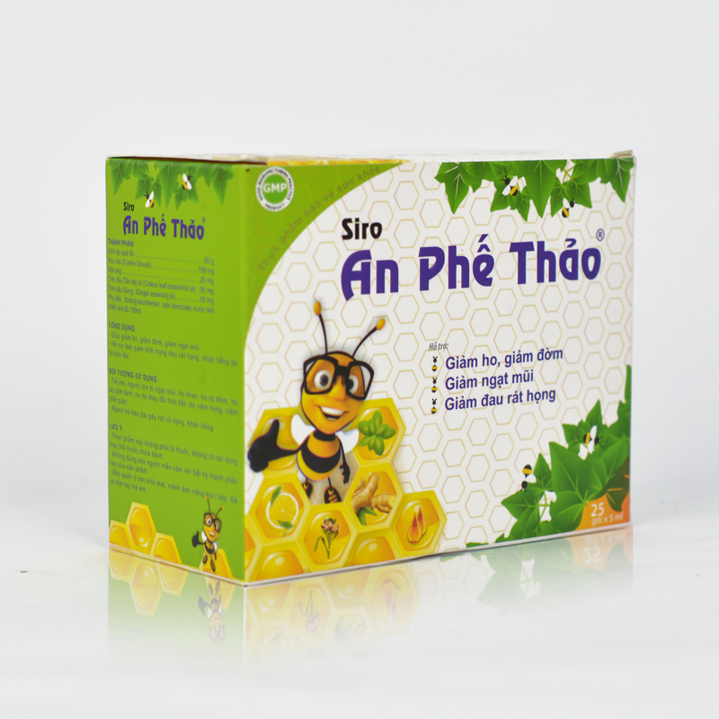 SIRO HO AN PHẾ THẢO - Giúp giảm ho, tiêu đờm, giảm ngạt mũi, giảm đau rát họng, khản tiếng