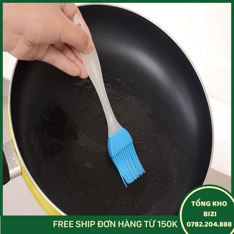 Combo 4 Cây Cọ Silicon Cán Trong Quét Dầu, Bơ, Kem Trang Trí Bánh - Free Ship Toàn Quốc
