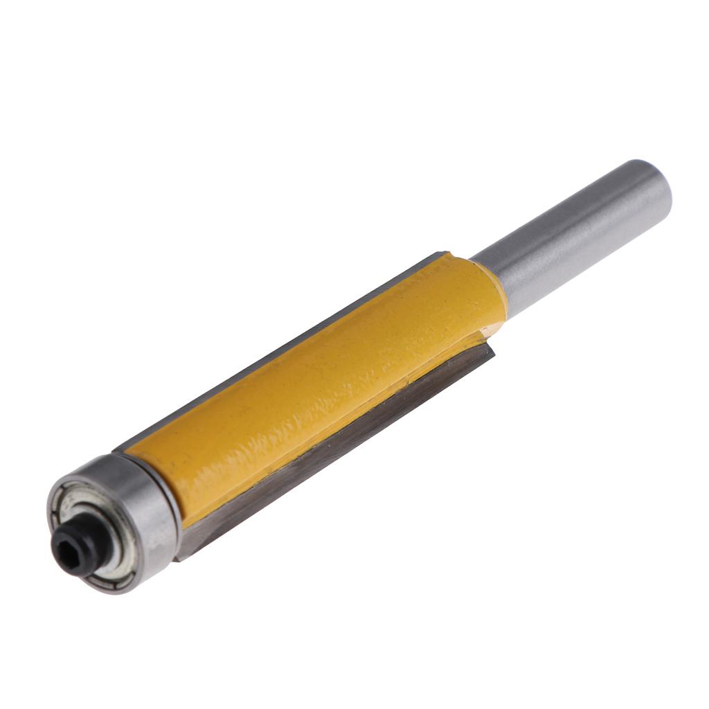 2PCS 8mm Extra Long Straight Router Bit Woodworking Tools