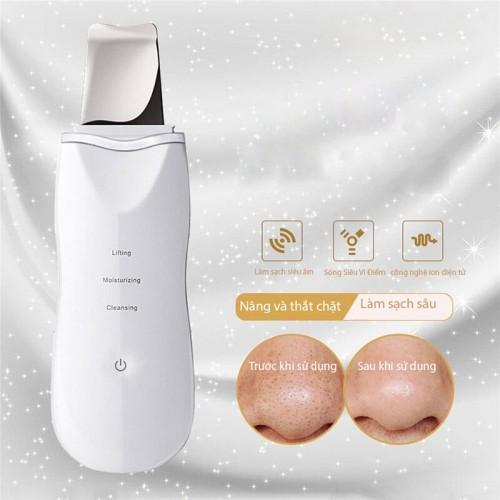 Máy Sủi Da Cà Da Làm Sạch Sâu Da Mặt Ultrasonic