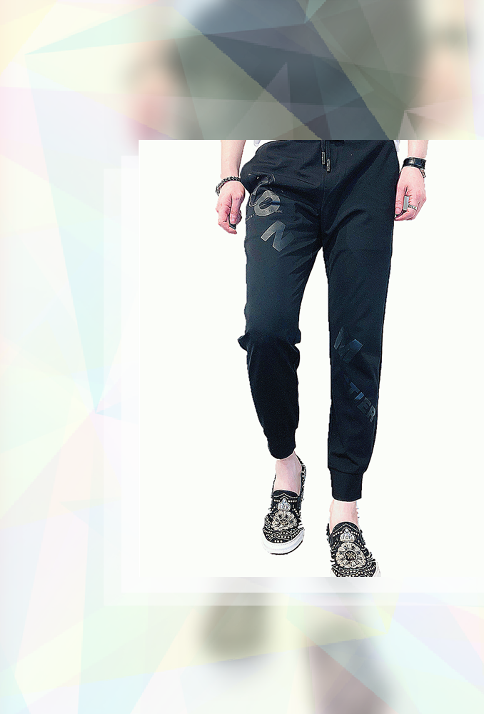 Quần Jogger Nam ống bo 9 tấc có in chữ bắt mắt, chất liệu vải Cotton cao cấp, dáng ôm, co giãn mặc thoải mái, dễ phối đồ phù hợp xu hướng thời trang