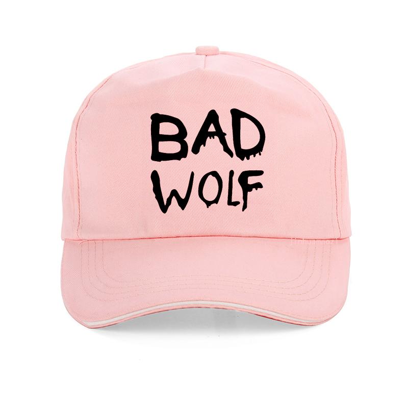 Thời trang Bad Wolf Cap Summer Men Women Bóng chày mũ bóng chày ngoài trời Giải trí không điều chỉnh Mũ Snapback có thể điều chỉnh Wolf Gorras Bone Color: Pink