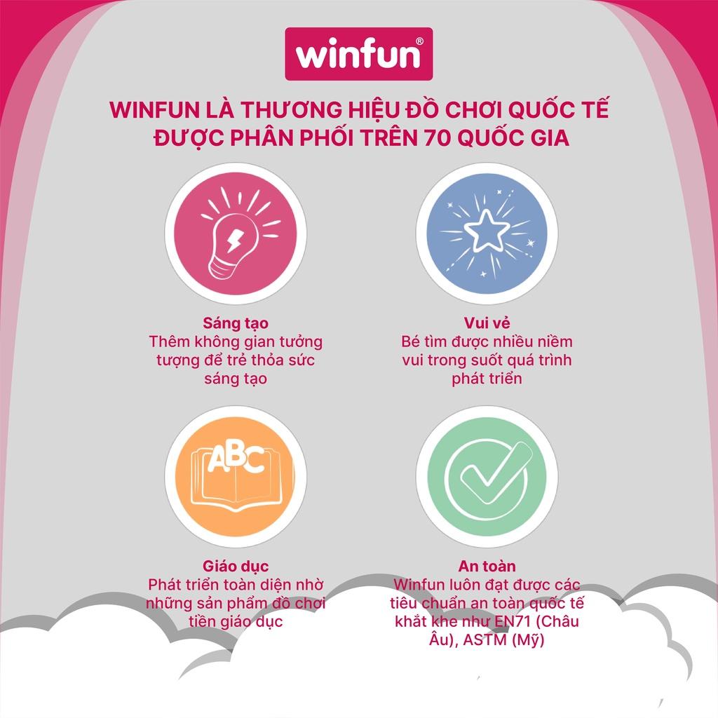 Thảm nằm chơi kèm thú bông, xúc xắc cho bé từ sơ sinh - đồ chơi vận động Winfun 710010-NI