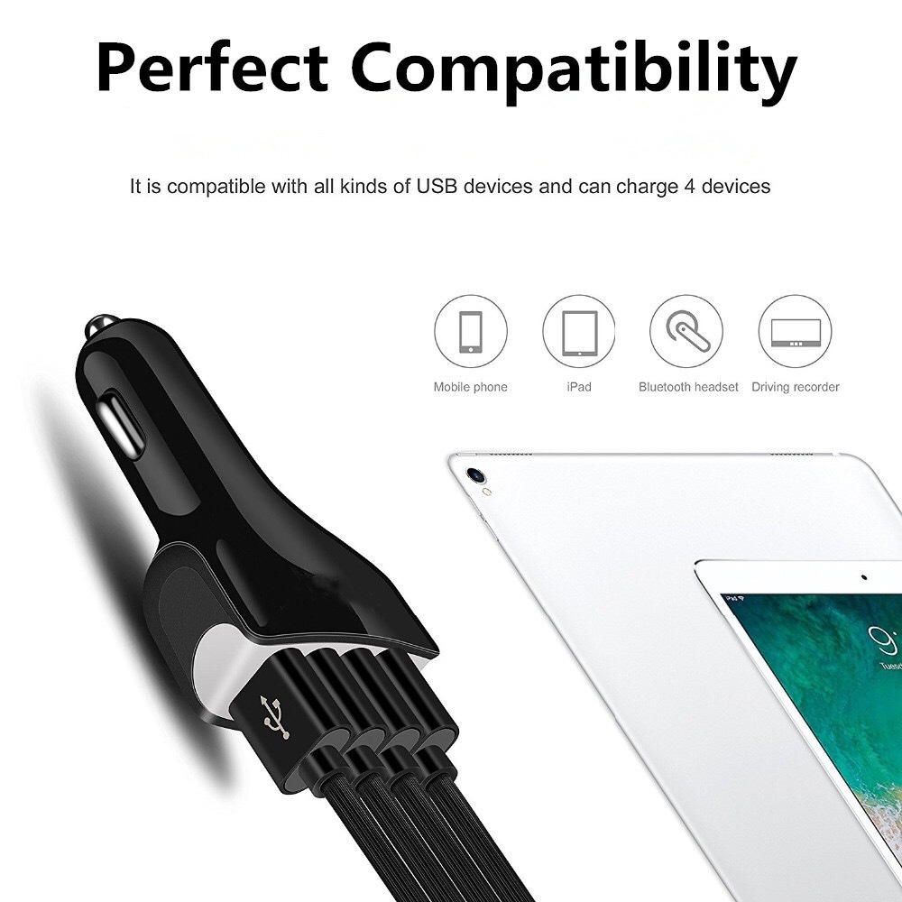 Tẩu sạc nhanh 4 USB Qualcomm Quick Charge 3.0 