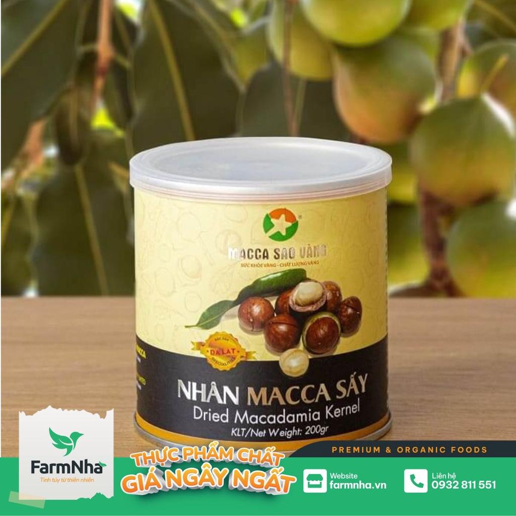 Lon Nhân Macca 200gr - Tăng Cường Sức Khỏe Tim Mạch, Chống Oxy Hóa