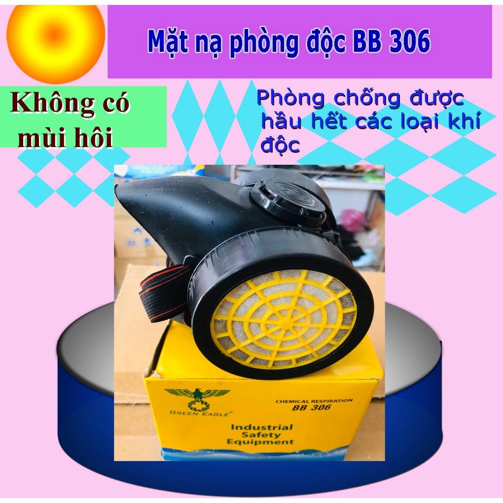 Mặt Nạ Phòng Độc Green Eagle – BB.306 2 Phin Lọc, Có Van Trợ Thở Giúp Thở Nhẹ Nhàng