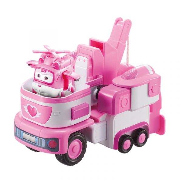 Đồ Chơi SUPERWINGS Robot Biến Hình Kết Hợp Xe Cứu Hộ Nhỏ - Dizzy Lốc Xoáy EU720314