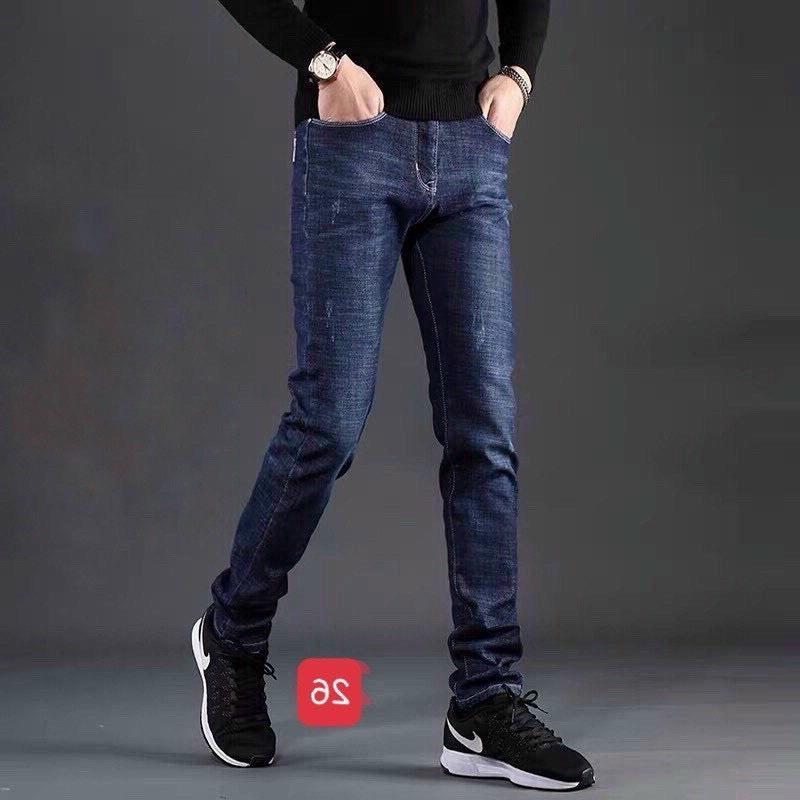 (FREE SHIP)Quần jean nam xanh xước cao cấp-chất bò co dãn tốt (ảnh thật) hàng chuẫn shop BEN shop0807 l7