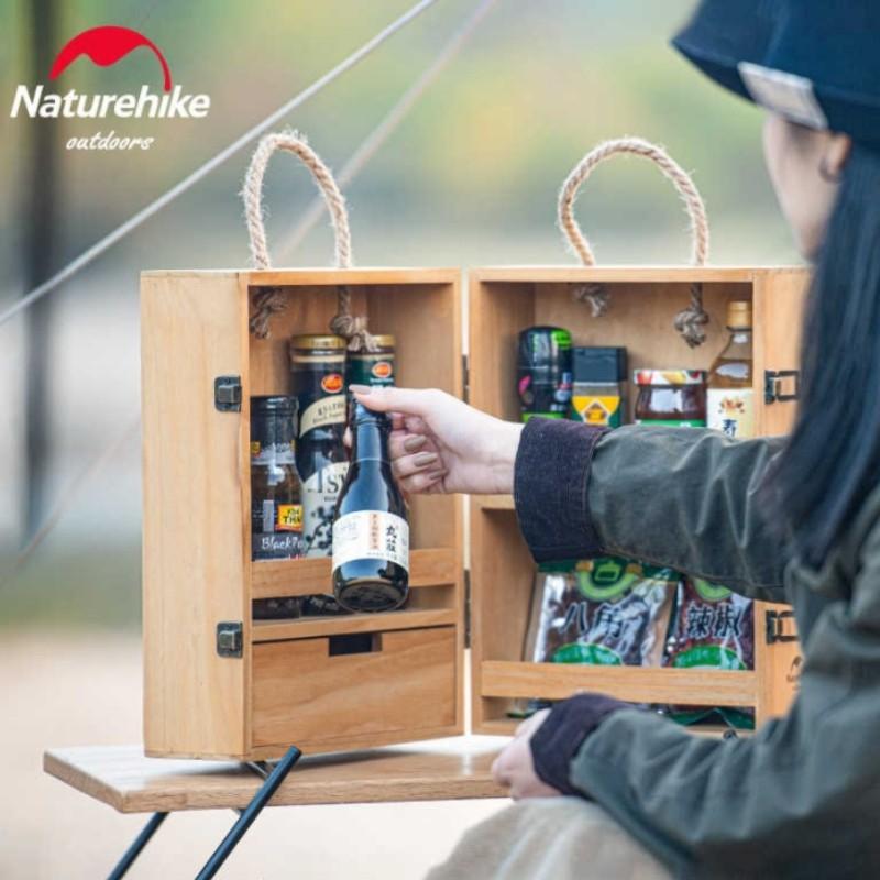 Hộp Gỗ Đựng Gia Vị Di Nhiều Tầng Tiện Lợi Dã Ngoại NatureHike NH20PJ006