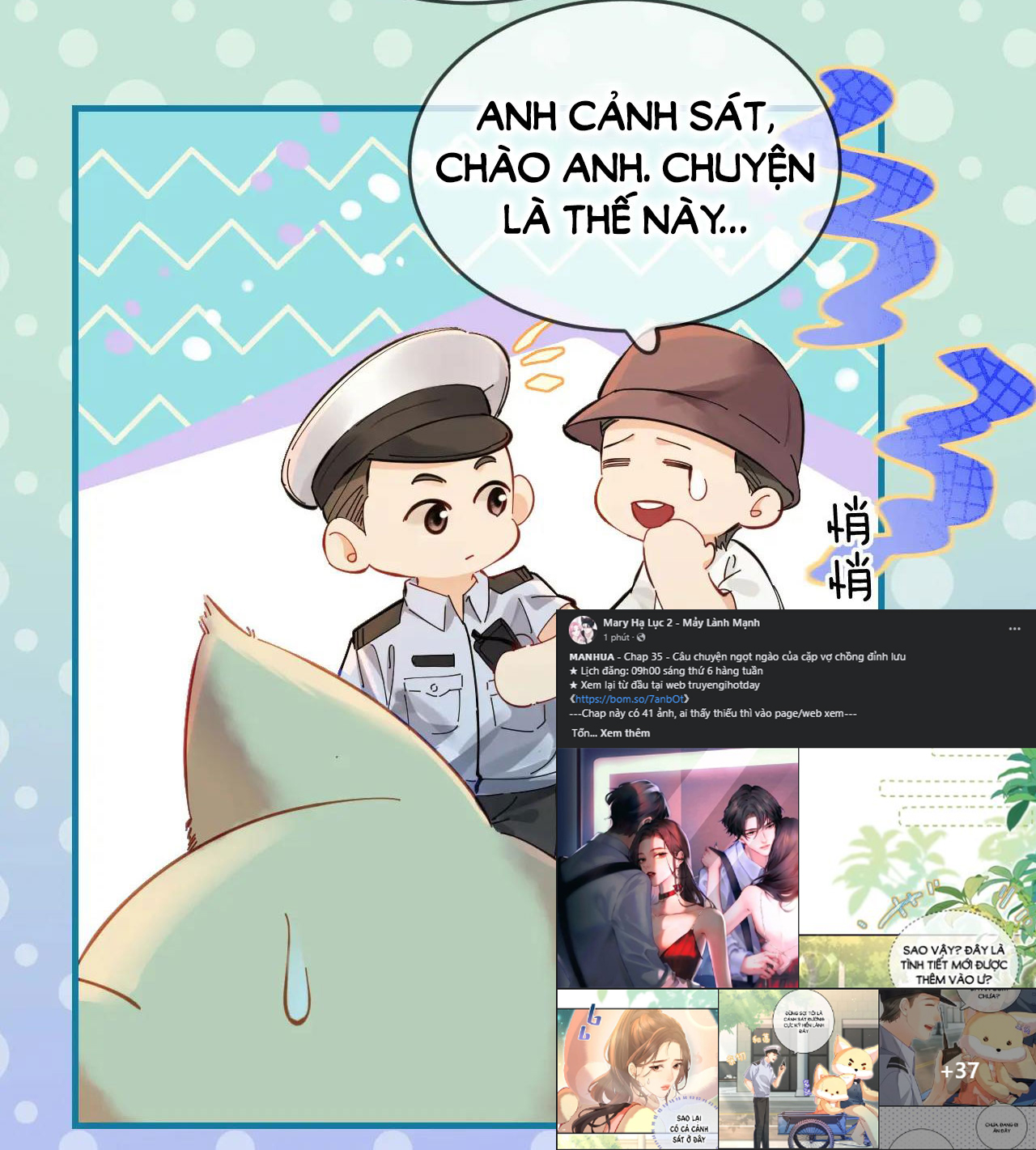 câu chuyện ngọt ngào của cặp vợ chồng đỉnh lưu chapter 35.1 16