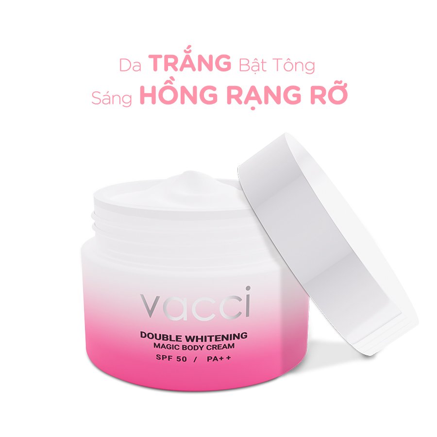Kem Dưỡng Trang Điểm Trắng Da Toàn Thân VACCI