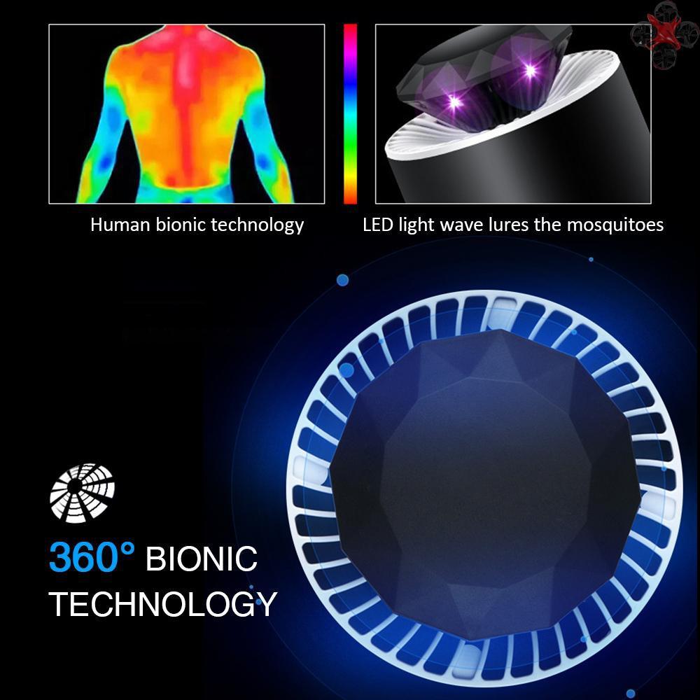 TOP Electric Mosquito Killer Lamp USB Power Anti-mosquito Trap LED Night Light Lamp Bug Insect Killer Light Repeller