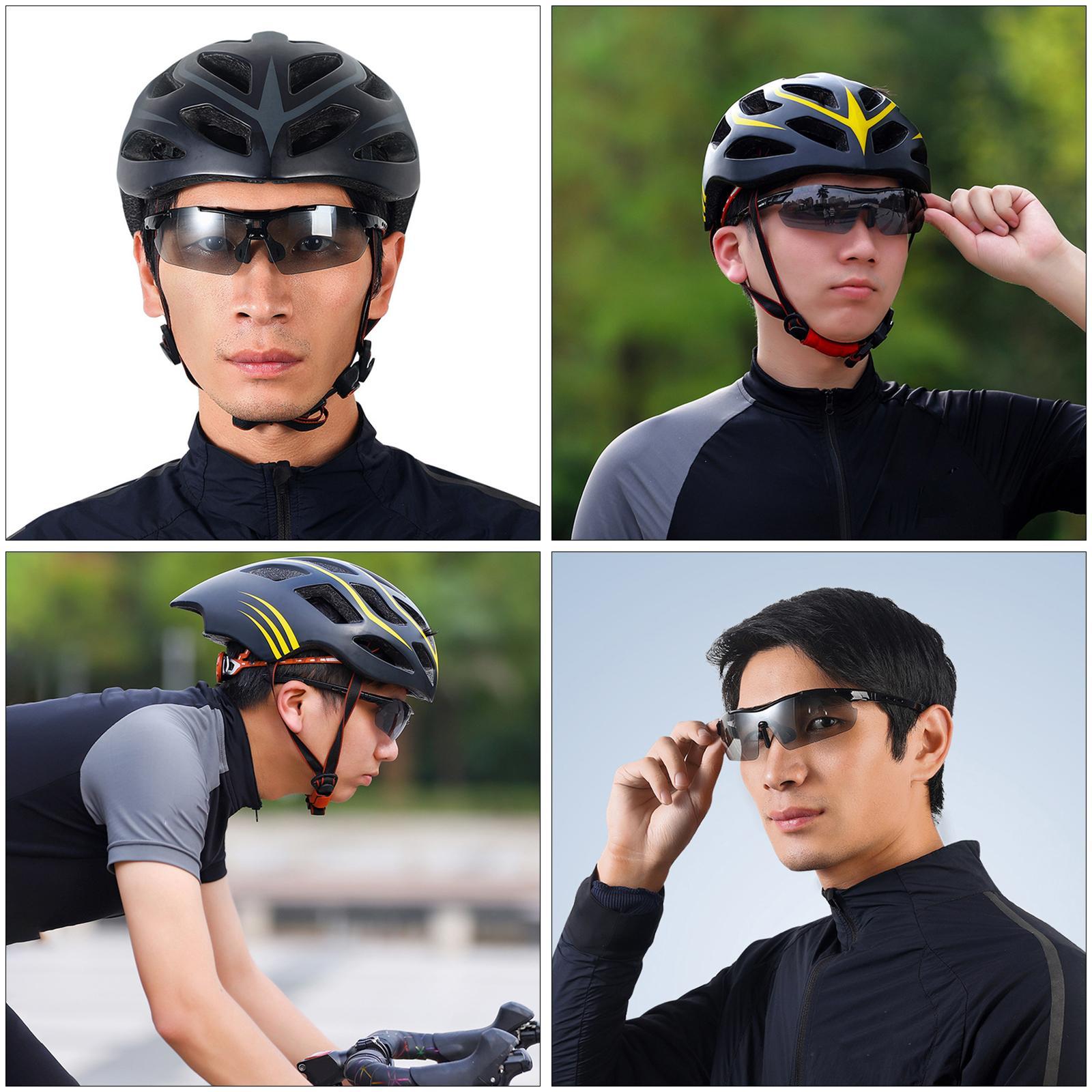 Photochromic Cycling Glasses Discoloration Bike Goggles Sports Eyewear