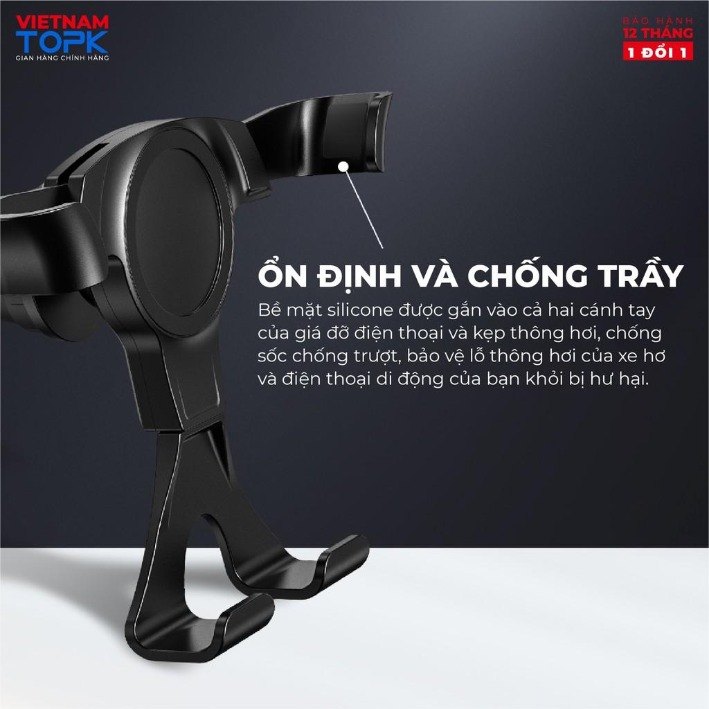 Giá Đỡ Điện Thoại TOPK D12 Từ Tính Tiện Lợi Cho Xe Hơi - Hàng chính hãng