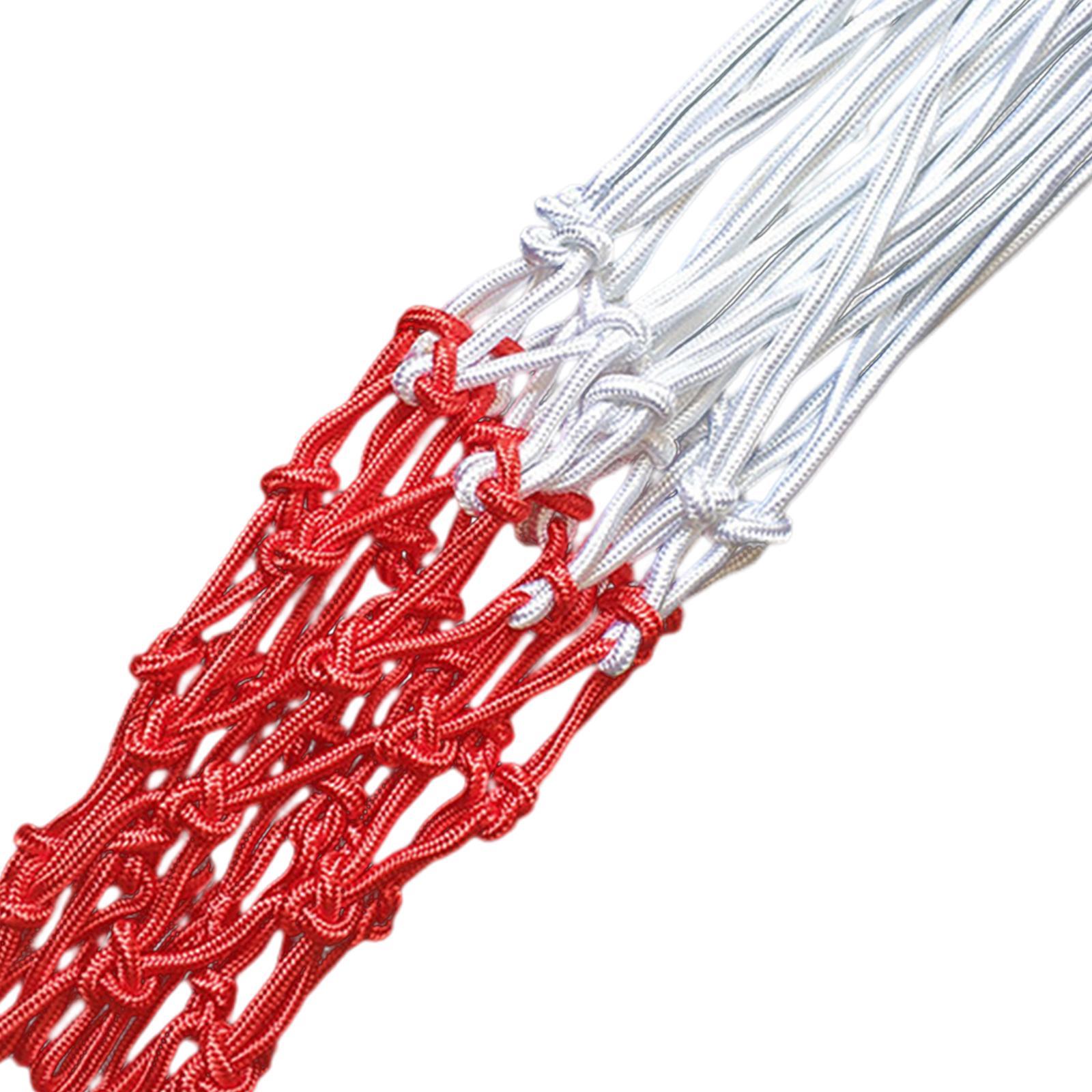 Basketball Nets Sun Protective Rainproof Net Mesh Backboard Components Basketball Rim Nets Replacement Sports Basketball Hoop 12 Loops Rim