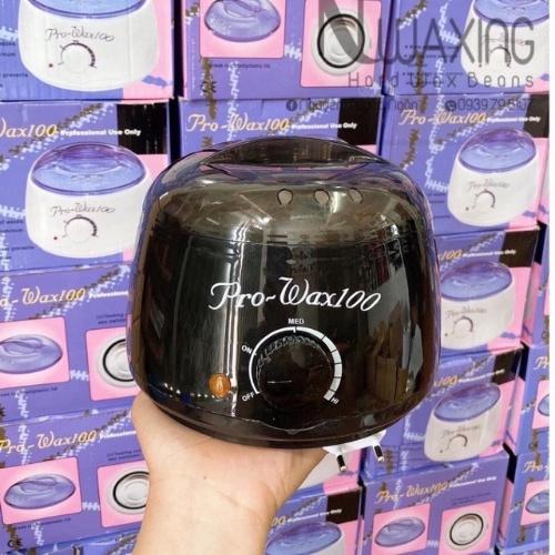 Combo Nồi Nấu Sáp Wax Lông Pro 100 + Sáp Wax Lông Cao Cấp + 5 Que Gạt Gỗ Lớn - Combo wax lông an toàn dùng cho body, tay, chân, bikini,...