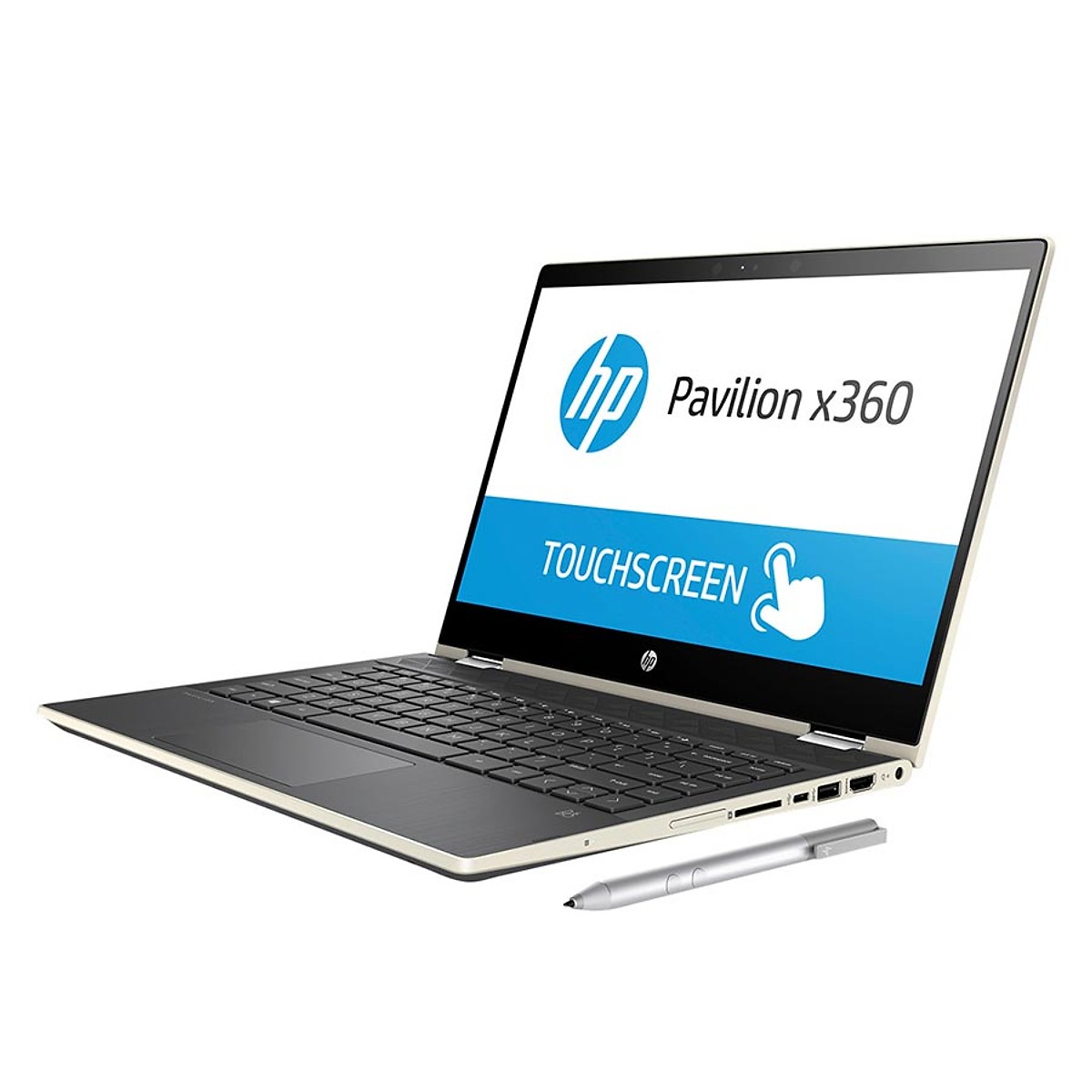 Laptop HP Pavilion X360 14-cd1018TU 5HV88PA: Core i3-8145U / Windows 10 (14&quot; HD Touch) - Hàng Chính Hãng