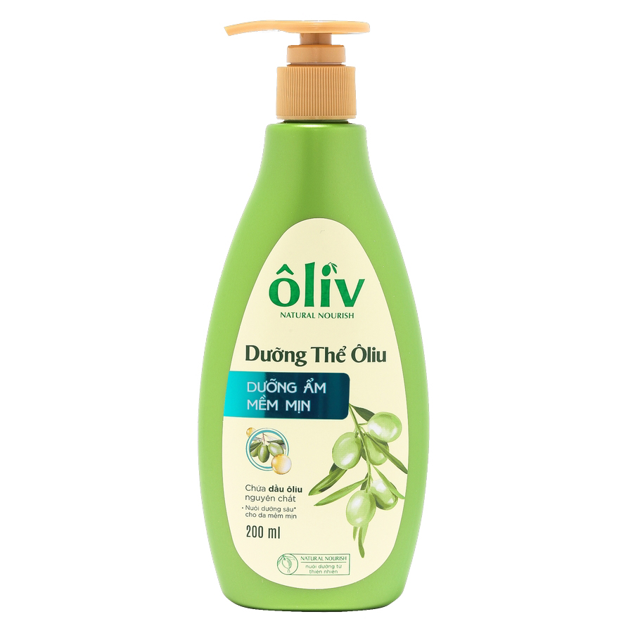 Sữa Dưỡng Thể Dưỡng Ẩm Mềm Mịn Ôliv Natural Nourish (200ml)