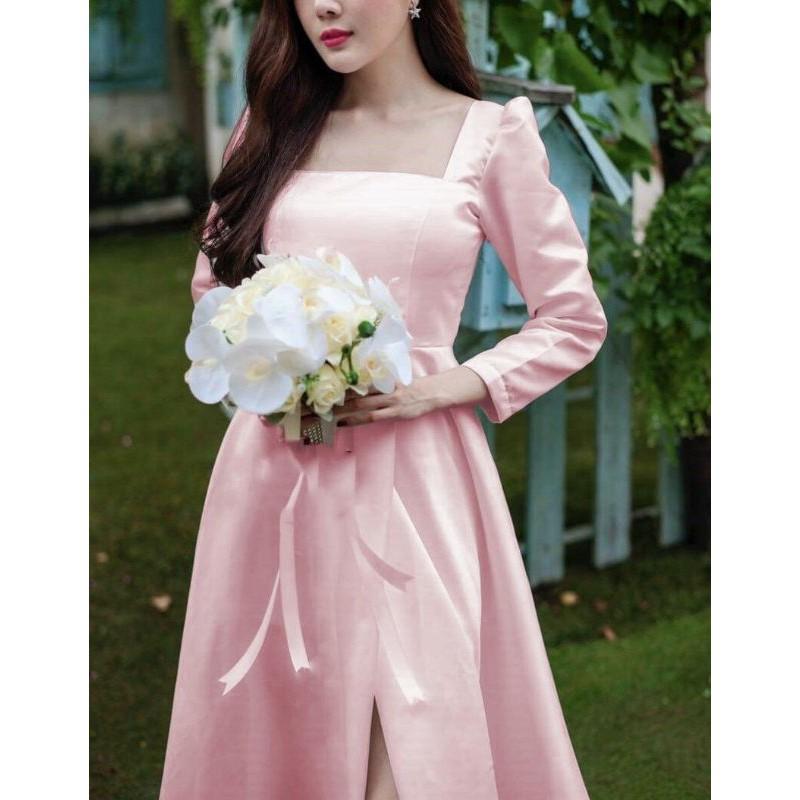 Đầm cưới cô dâu, váy cưới, váy phi maxi