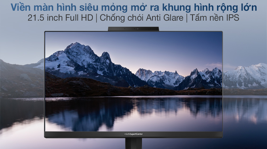 Máy tính All In One PC ASUS E5202WH (21.5' FullHD | Chip Intel Core i3-11100B | Ram 4GB | 512GB SSD | Windows 11 bản quyền | WiFi + Bluetooth) - Hàng chính hãng