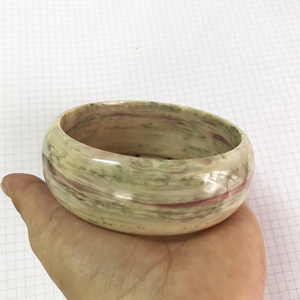 Vòng tay đá thật bản cao vân đa sắc cho các mệnh nhiều size cho các mệnh